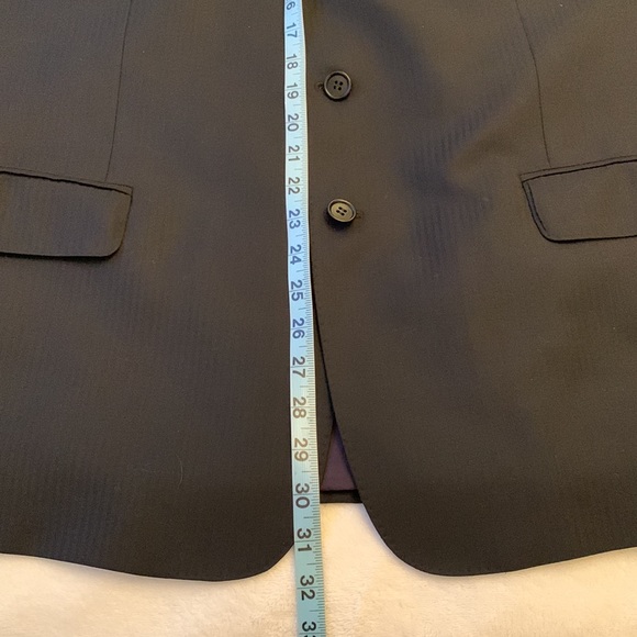 Coppley men’s black pin stripped suit - Picture 4 of 12